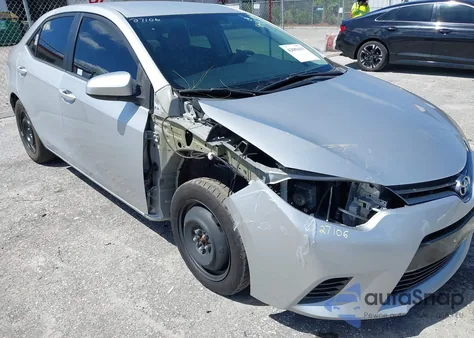 2016 Toyota Corolla Le из США, поврежденный, VIN 2T1BURHE1GC489820